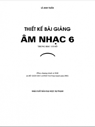 Thiết kế bài giảng âm nhạc 6